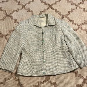 Agnona tweed blazer size 48